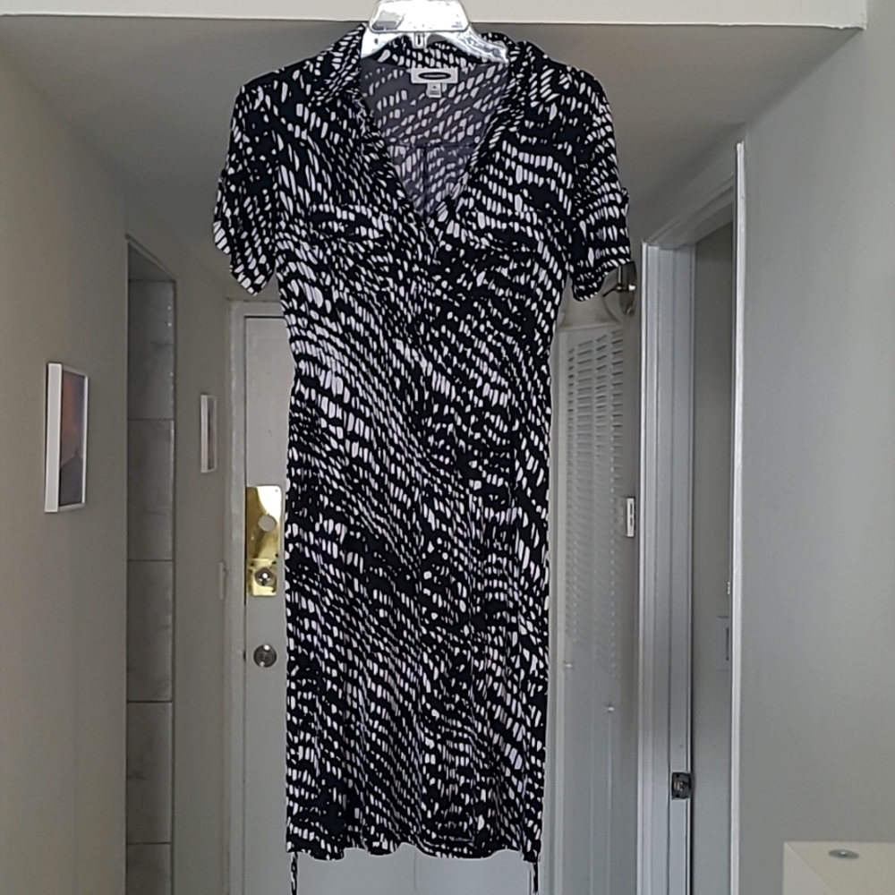 Intermission black and white dress
